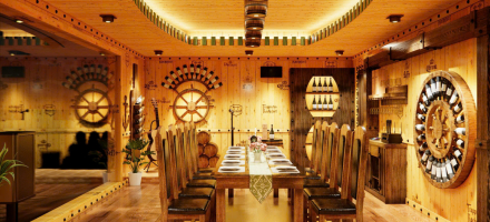 thi công hầm rượu gia đình chị OANH -tp HUẾ