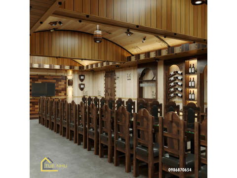 thi công hầm rượu nhà hàng XUKA - TÂN UYÊN BÌNH DUONG