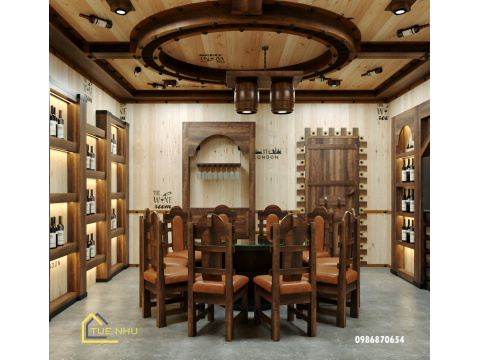 thi công hầm rượu nhà hàng XUKA - TÂN UYÊN BÌNH DUONG