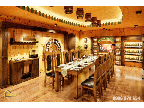 thi công hầm rượu gia đình chị OANH -tp HUẾ