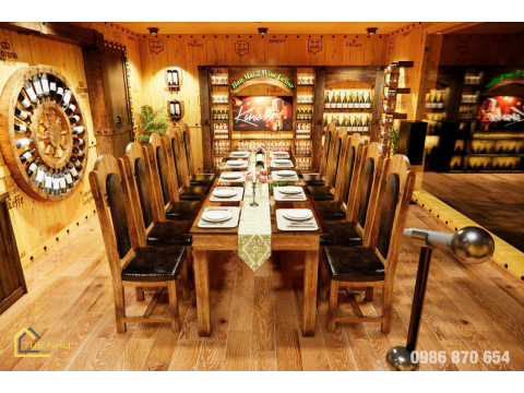 thi công hầm rượu gia đình chị OANH -tp HUẾ